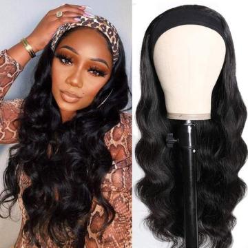 14 inch Body Wave Headband Wig Human Hair