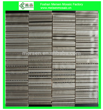Factory glass mosaic grey glass mosaic tile mosaic art SJ9205