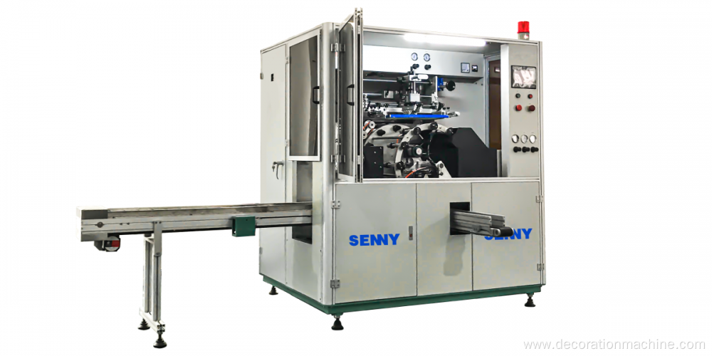 Single Color Bottle Screen Printing Rotary Machine