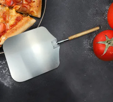 Long detachable handle aluminum pizza shovel pizza peel BBQ pizza tools