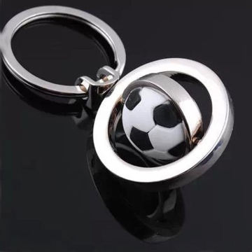Cute Cartoon Key Chains: Cast Iron Decoration Hanging Football Bells