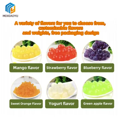 Moxiaoyu: Customizable Fruit Flavor Crystal Konjac Jelly and Bubble Tea Boba Ingredients