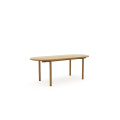 Meja kayu semula jadi moden