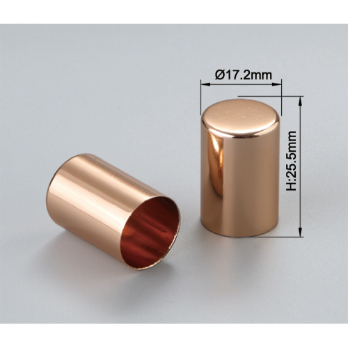 Customized aluminum cap for essential oil bottles