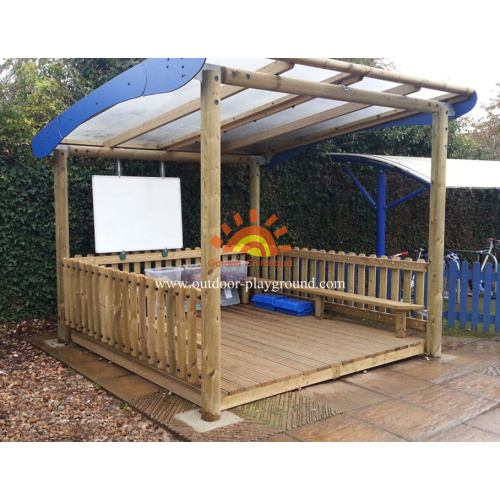Grandes estructuras de equipos para parques infantiles de madera a la venta