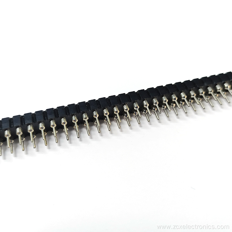 Pitch 2.54mm Double Row Straight Pin Female Connectors