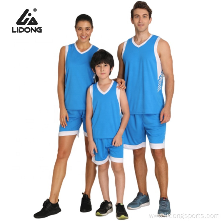 Cheap custom sublimation team basketball uniform