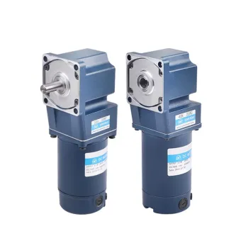 High Torque 40W 80mm 24V DC Gear Motor: Right Angle Spiral Bevel Hollow Shaft Motor