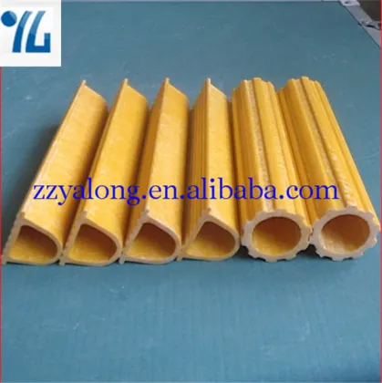 paper industry Fiberglass Pultrusion Square Tube/Fiberglass Hollow Tube