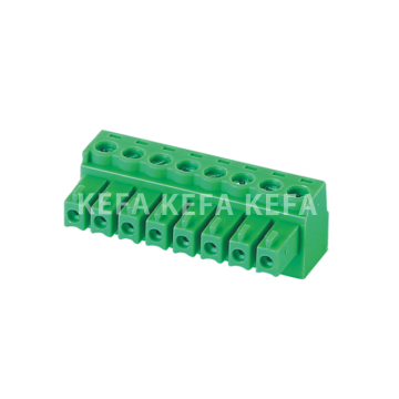 Top Quality 2-Pin 28-16AWG KF2EDGK-3.81mm Pitch 300V 8A Green Plug Terminal Block: High Performance Electrical Connection Solution