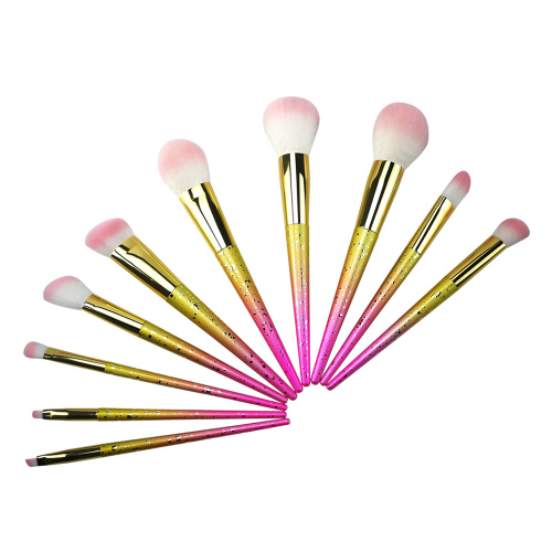 10pc Ombre Makeup Brush Samling