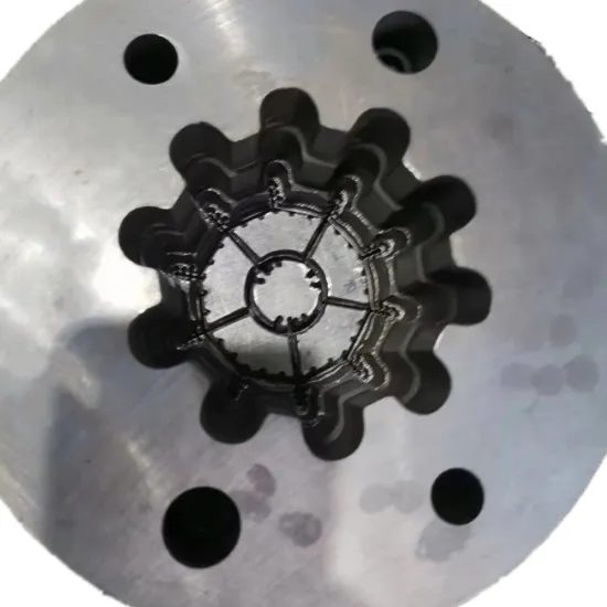 Industrial extrusion die for machined aluminum profiles