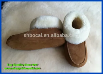 new design lambskin soft sole indoor slipper