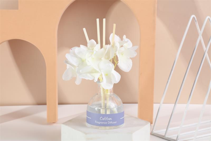 50 ml Semicircle Glass Bottle Flower Reed Diffuser