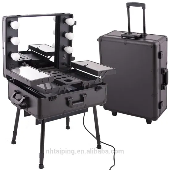 2016 hot sales aluminum travel case for organizing makeup jewelry and cosmetic tools