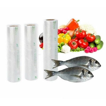 Plastic Transparent Produce Food Grade Packaging Bag on a Roll