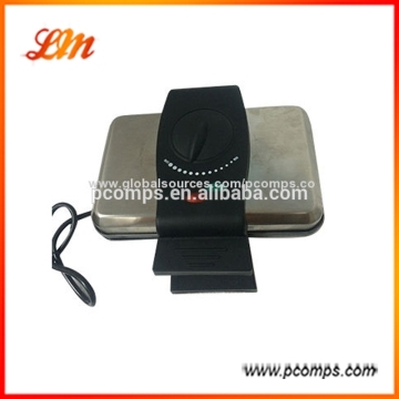 Electric Waffle Maker With Non-Stick Coated Baking Plate