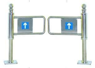 Single Smart Retractable Barrier Gate Supermarket  Swing Tu