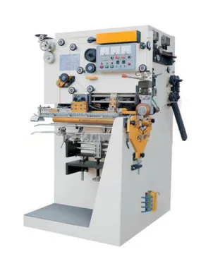Semi-automatic tin can body making line welding machine