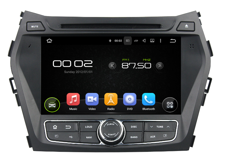 Android car DVD for Hyundai Santa Fe 2013-2014