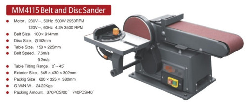 Belt and Disc Sander (MM4115)