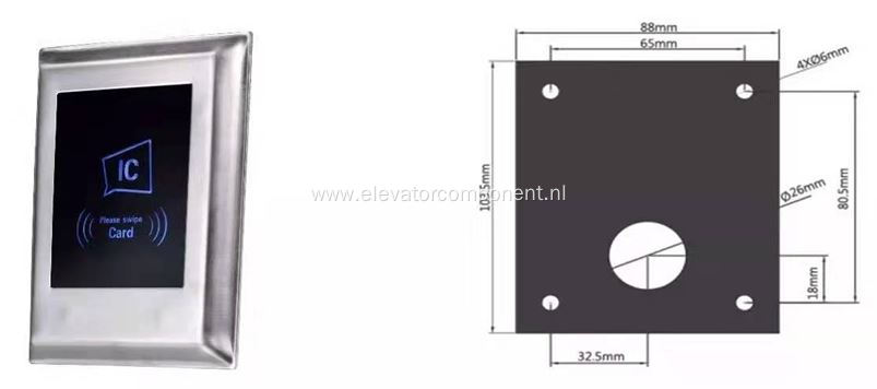 IC Card Access Control System for Elevators