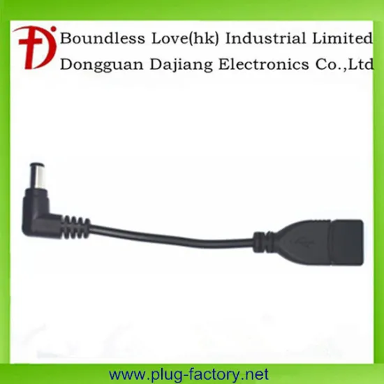 China suppier 5525 male to female DC power cable