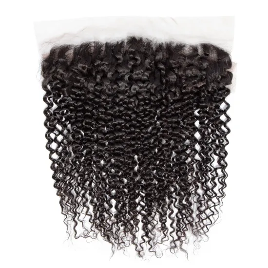 Yeswigs Invisible Lace Frontal Kinky Curly Hair13x4 Pre Plucked 4x4 2x6 5x5 13x6 6x6 7x7 360 Swiss Lace Frontal Bleached Knots