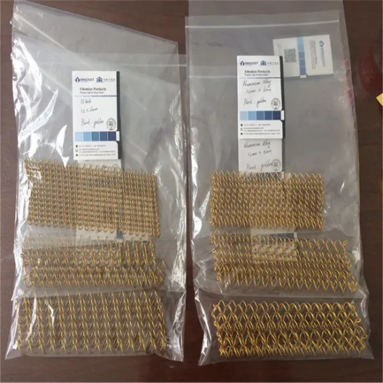 golden wire mesh for hanging