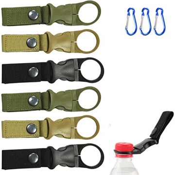 Potel yn crogio clip bwcl keychain