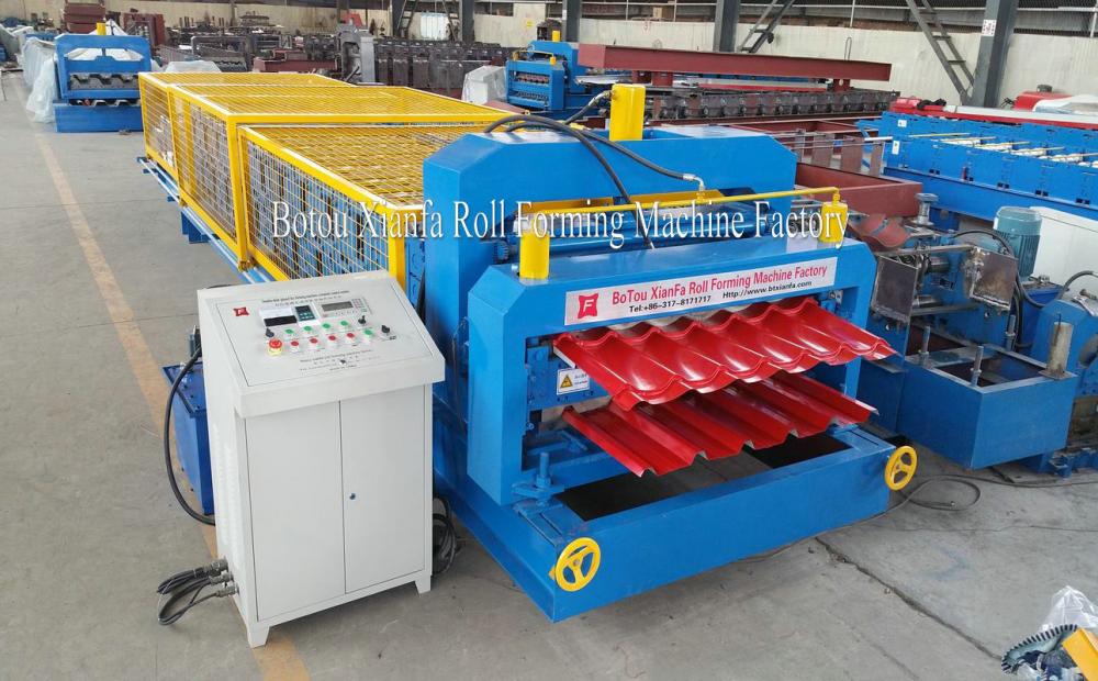 Salable Steel Double roof tile machine