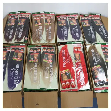 Custom Color Extensions Crochet for African Hair Expression Ombre  Braids Easy Jumbo Braid Pre Stretched Synthetic Braiding Hair