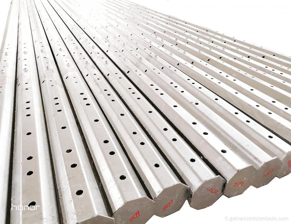 25ft galvanized steel distribution poste