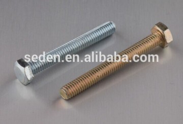 China fasteners of Good quality carbon steel zinc plated hex bolt spring bolt