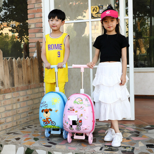 Lightweight Children's Skateboard Trolley Suitcase