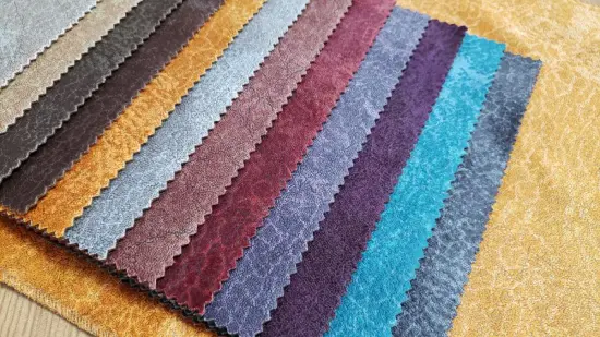 Bronzing Upholstery Fabrics Fabric for Sofa Velvet