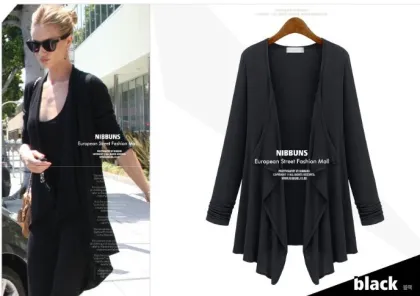 Il nuovo europee e americane tempo libero stile di moda del cardigan sottile selvaggio cappotto del maglione coat