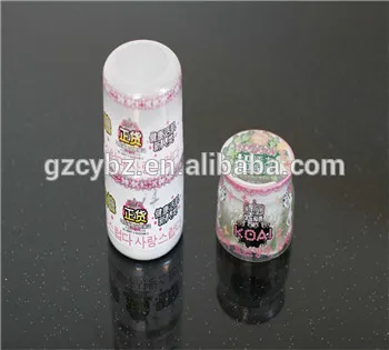shrink sleeve label machine for plastic cups/adhesive washable bottle label for plastic bottles/transparent plastic printed labe