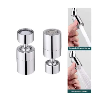 Leelongs Brass 360 Rotatable 2-Function Kitchen Faucet Aerator