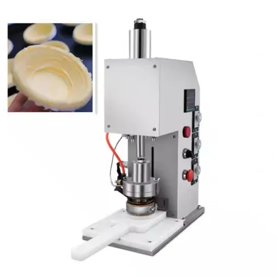 Continuous Dough Press Pie Crust Tart Making Machine, Egg Tart Maker Moulding Machine