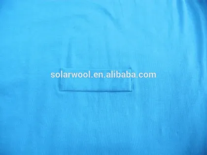 Blue double layer wool sleeping bag