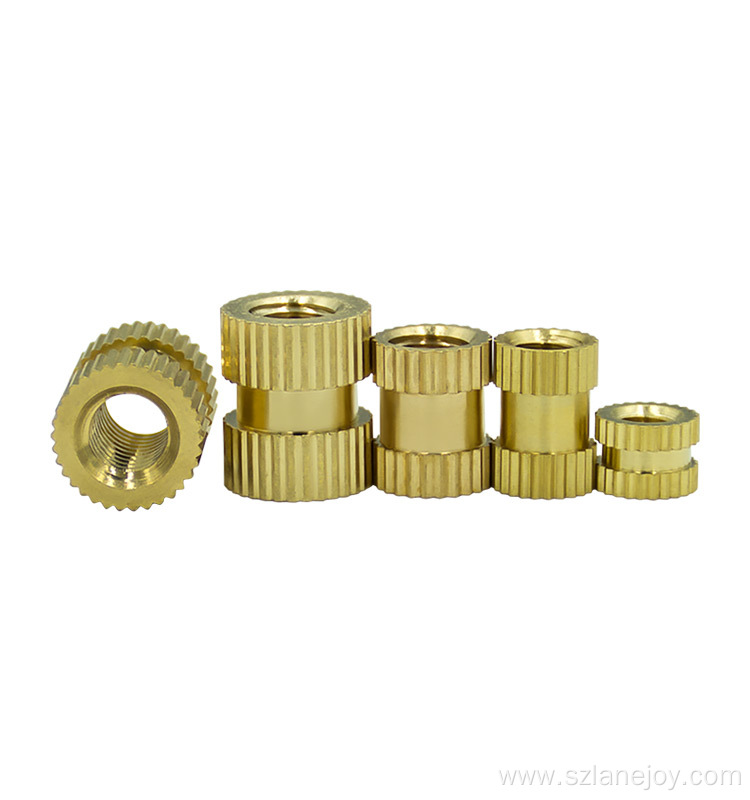 Factory produced brass nuts nylon nut