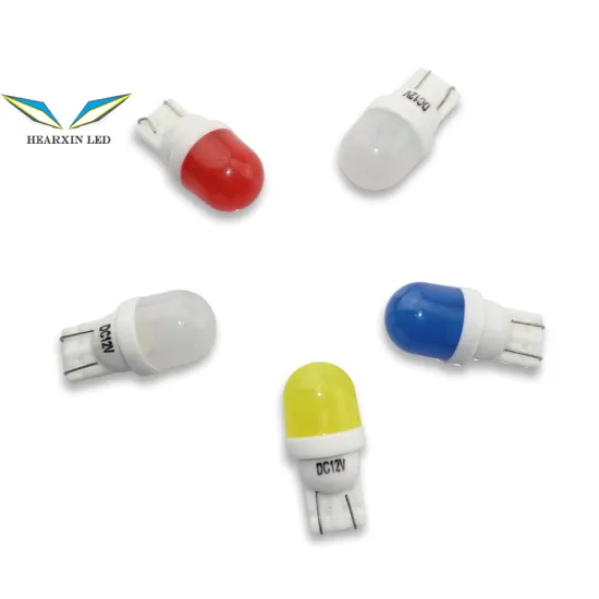 Ceramic T10 W5W LED Bubbles Multi-Color 12V Car Door Lights