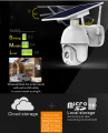 Solar WiFi Keamanan IP Kamera dengan Night Vision