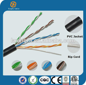 Xingfa 24 AWG cat5e utp cable with Fast Ethernet speeds