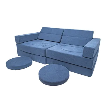 15-Piece Low-MQO Kids Furniture: Soft Play Couch & Modular Foam Couch for Children's Play Area