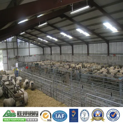 2015 SBS Green Materials Prefabricated Steel Structure Animal Husbandry Building