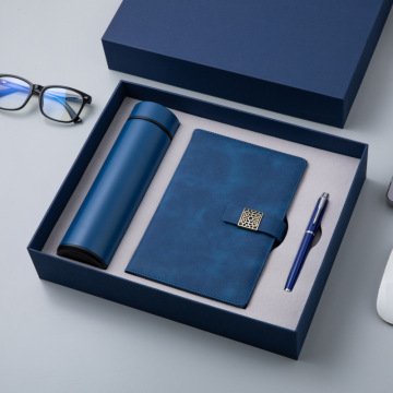 Custom Logo Corporate Promotional Gift Sets: Notebook, Tumbler, Umbrella, Pen
