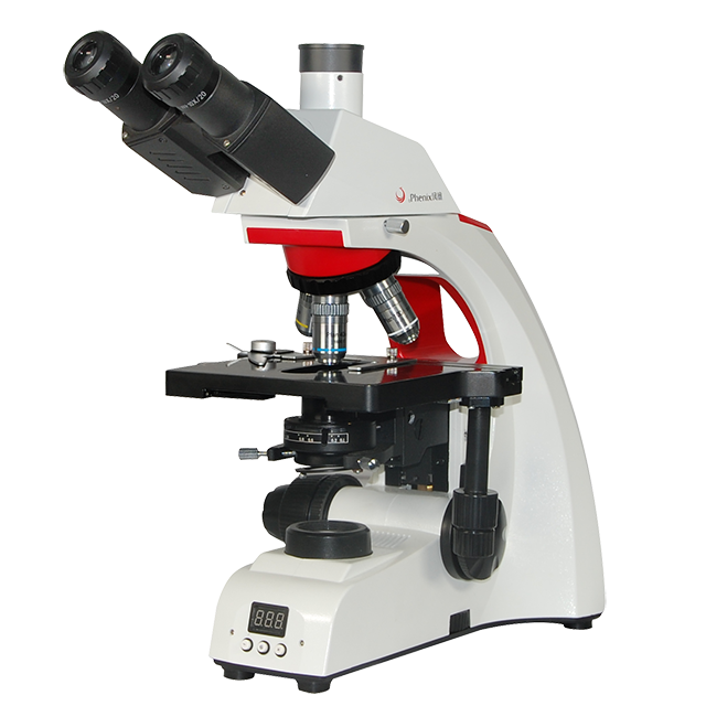 Mikroskop termostat trinokular biologis untuk hewan