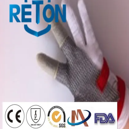 Three Finger Chain Mail Gloves/Three Finger Cut Resistant Gloves